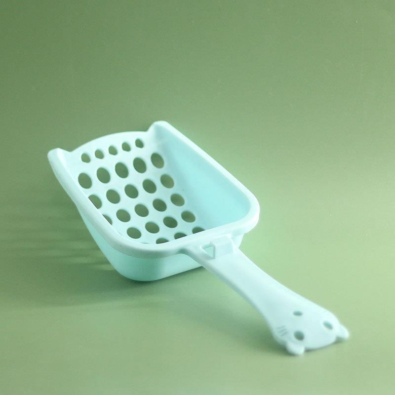 Lopățică pentru nisip de pisică cu găuri mari, material PP, brand Flower Season