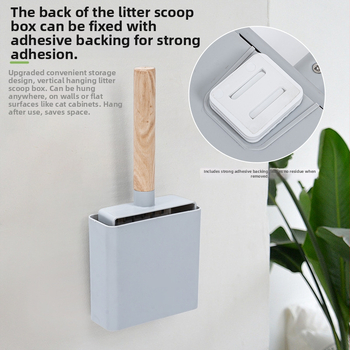 Set lopată pentru nisip de pisică cu pedală – Material PP, Compatibil cu cutia de nisip a pisicilor, Brand Heou