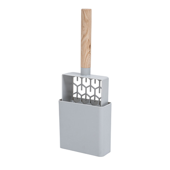 Set lopată pentru nisip de pisică cu pedală – Material PP, Compatibil cu cutia de nisip a pisicilor, Brand Heou