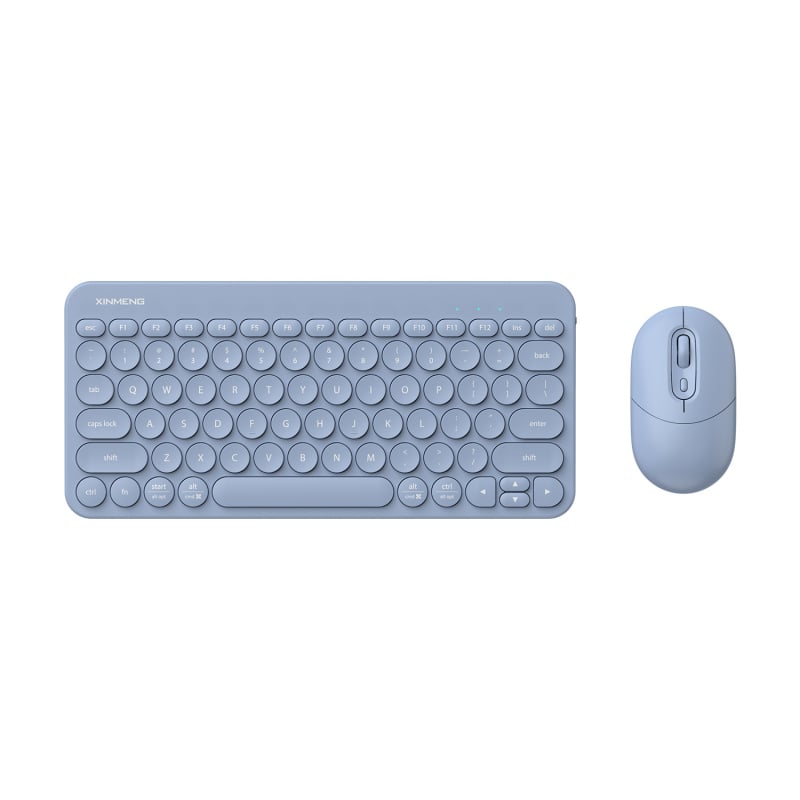RF702 Bluetooth komplet tipkovnica i miš, 79 tipki, membranska tipkovnica, Bluetooth veza, ponovno punjiva, opća kompatibilnost