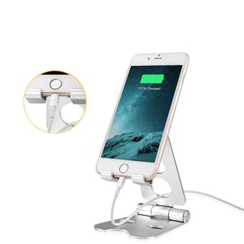 Βάση κινητού τηλέφωνου και tablet — ρυθμιζόμενη, αναδιπλούμενη, από κράμα αλουμινίου, μοντέλο S01L, καθολική συμβατότητα