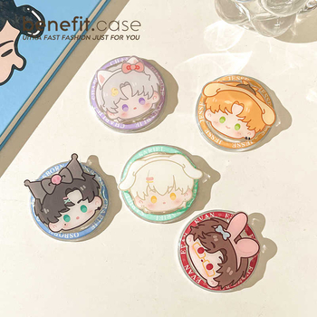 Melome Suport magnetic pentru telefon mobil — portabil, prindere puternică, stil desen animat, corp din plastic