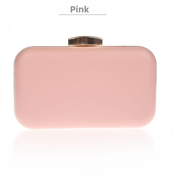 Geantă de seară din PU, clutch cu buzunar pentru telefon, închidere cu capac, formă orizontală pătrată