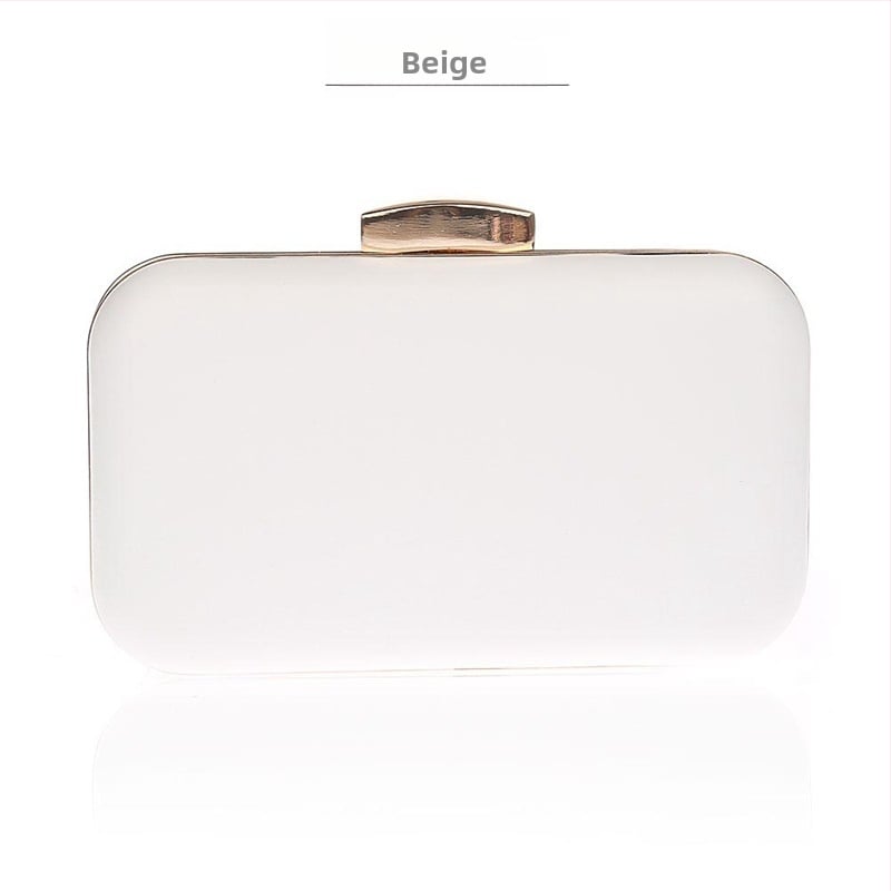 Geantă de seară din PU, clutch cu buzunar pentru telefon, închidere cu capac, formă orizontală pătrată