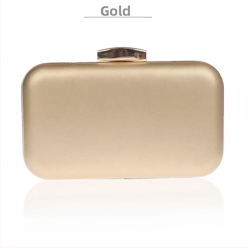 Geantă de seară din PU, clutch cu buzunar pentru telefon, închidere cu capac, formă orizontală pătrată