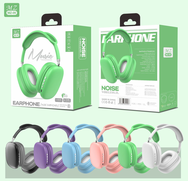 Căști Bluetooth pentru gaming cu bas, Bluetooth 5.0, rază de 10 m, stereo, baterie 4–8 h, corp din ABS