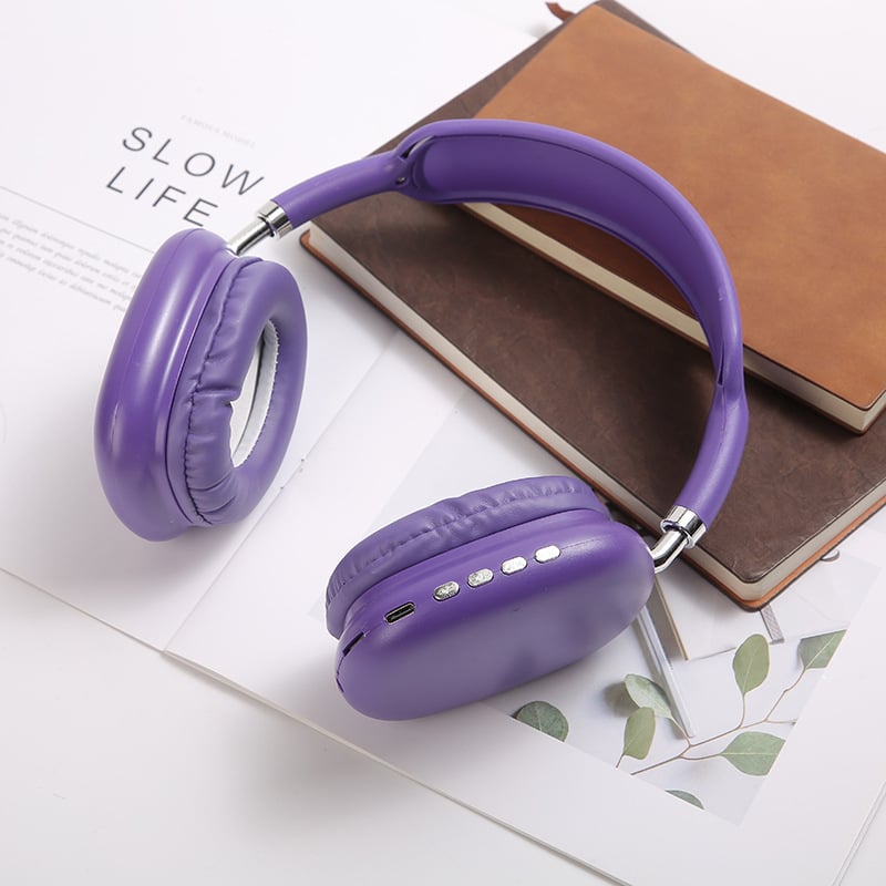 Căști Bluetooth pentru gaming cu bas, Bluetooth 5.0, rază de 10 m, stereo, baterie 4–8 h, corp din ABS