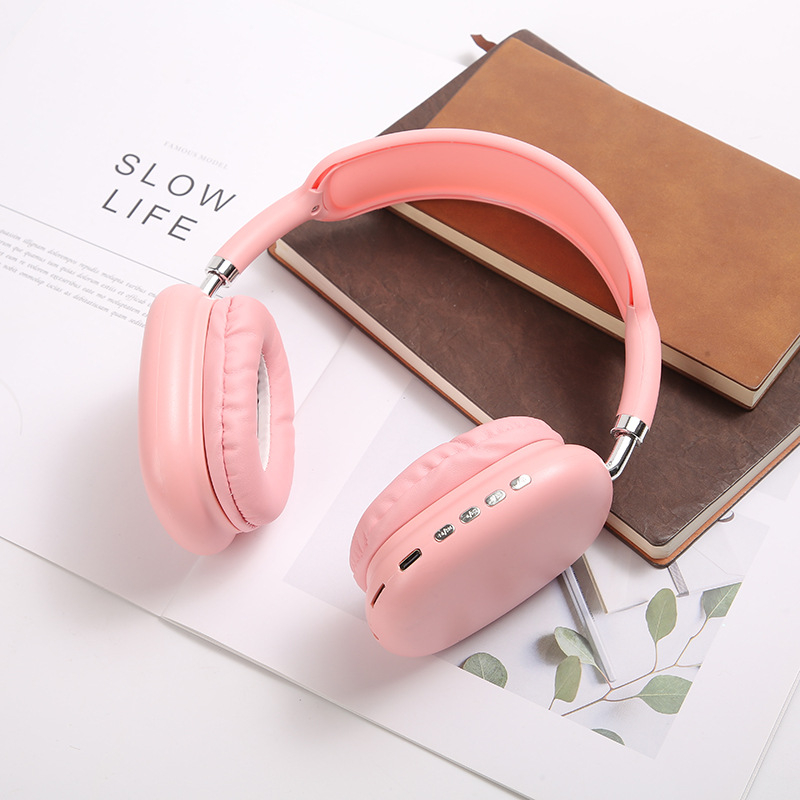 Căști Bluetooth pentru gaming cu bas, Bluetooth 5.0, rază de 10 m, stereo, baterie 4–8 h, corp din ABS