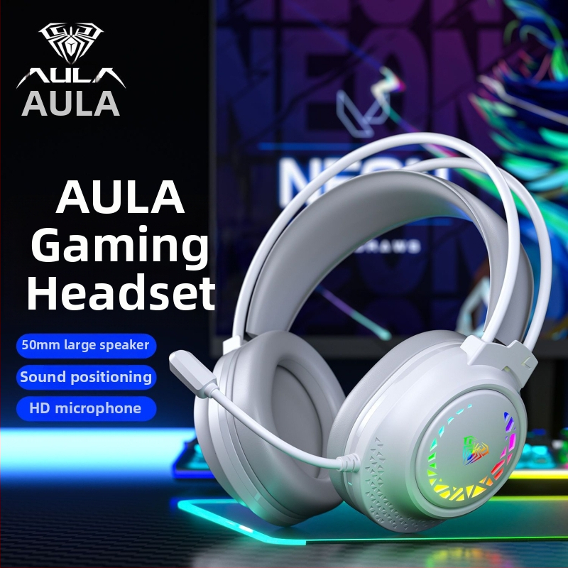 Káblový herný headset Wolf Spider S611 s mikrofónom — 50 mm reproduktory, frekvenčné rozmedzie 20–20 kHz, impedancia 20+15%, 3,5 mm konektor
