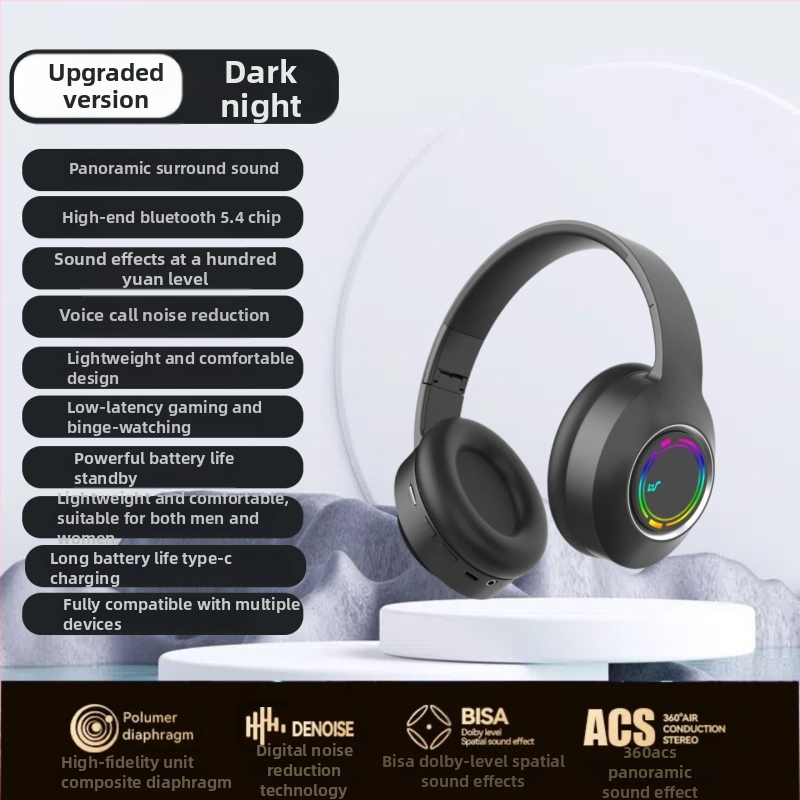 Juhtmevabad Bluetooth kõrvaklapid mängude jaoks mikrofoniga – stereo heli, madal viivitus