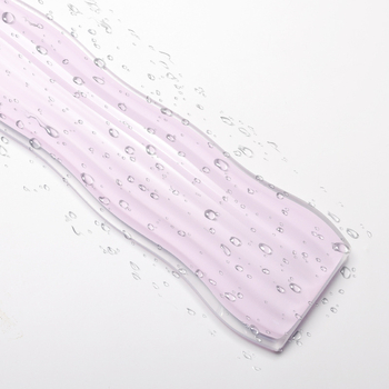 Set pentru birou: suport pentru încheietura mouse-ului și pad pentru tastatură, silicon transparent + folie PP, cu față unică, turnare prin injecție, imprimare logo disponibil