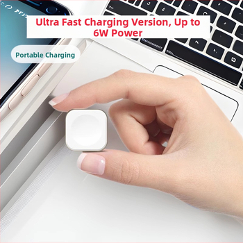 Zizgeek bezdrôtová nabíjačka pre Apple iWatch, magnetická, dvojportová, PD, 6W celkový výkon, 5W výstup — S10 / S987 Ultra