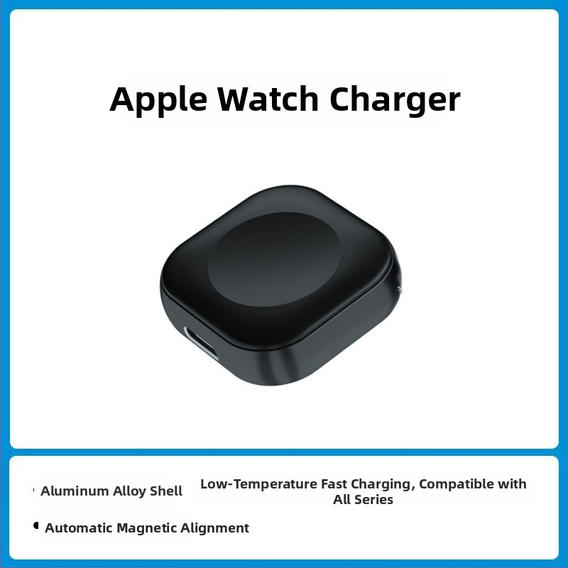 Zizgeek bezdrôtová nabíjačka pre Apple iWatch, magnetická, dvojportová, PD, 6W celkový výkon, 5W výstup — S10 / S987 Ultra