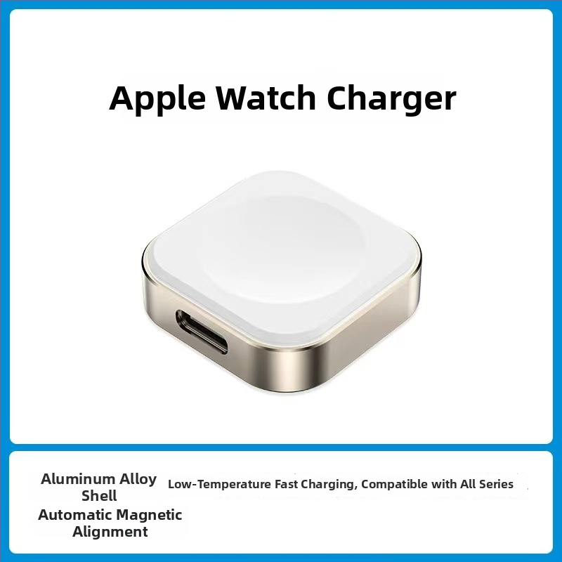 Zizgeek bezdrôtová nabíjačka pre Apple iWatch, magnetická, dvojportová, PD, 6W celkový výkon, 5W výstup — S10 / S987 Ultra