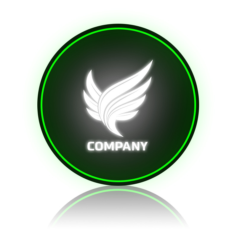 Bežični punjač s osvijetljenim logotipom – 15W brzo punjenje, QC3.0, 2A izlaz, kompatibilan s Apple, Huawei i Xiaomi