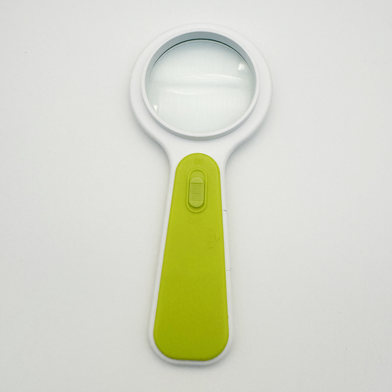 Χειροκίνητος μεγεθυντικός φακός LED με υψηλό μέγεθος μεγέθυνσης, φορητός φωτιζόμενος φακός για προστασία ματιών