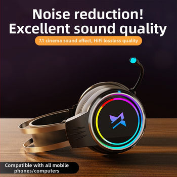 X8 Gaming slúchadlá, káblové PC slúchadlá s mikrofónom a 50 mm meničmi, 1,9 m kábel, USB a 3,5 mm dvojitý konektor, frekvenčný rozsah 20–20000 Hz, impedance 32 Ω, citlivosť 113 dB