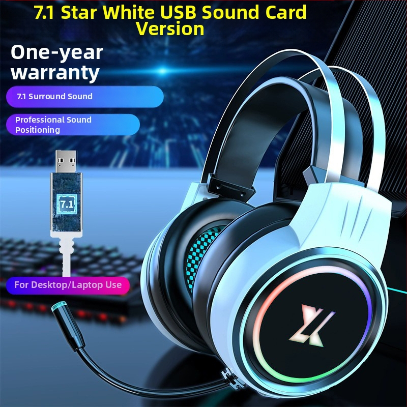 X8 Gaming slúchadlá, káblové PC slúchadlá s mikrofónom a 50 mm meničmi, 1,9 m kábel, USB a 3,5 mm dvojitý konektor, frekvenčný rozsah 20–20000 Hz, impedance 32 Ω, citlivosť 113 dB