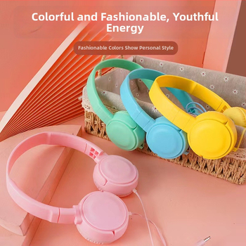 Laste juhtmega peakomplekt inline juhtimisega, 3,5 mm pistik, 20-20 kHz, 32 Ω