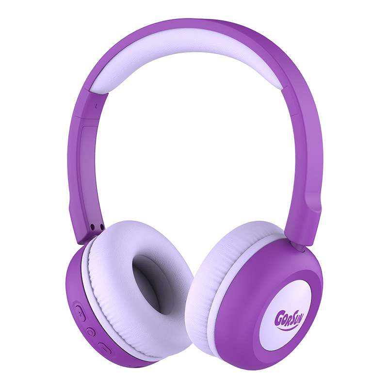 Detské Bluetooth slúchadlá - kreslený štýl, na hlavu, stereo, Bluetooth 5.4, výdrž batérie >8 h, dosah 15 m