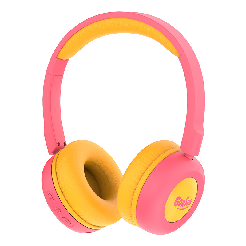 Detské Bluetooth slúchadlá - kreslený štýl, na hlavu, stereo, Bluetooth 5.4, výdrž batérie >8 h, dosah 15 m