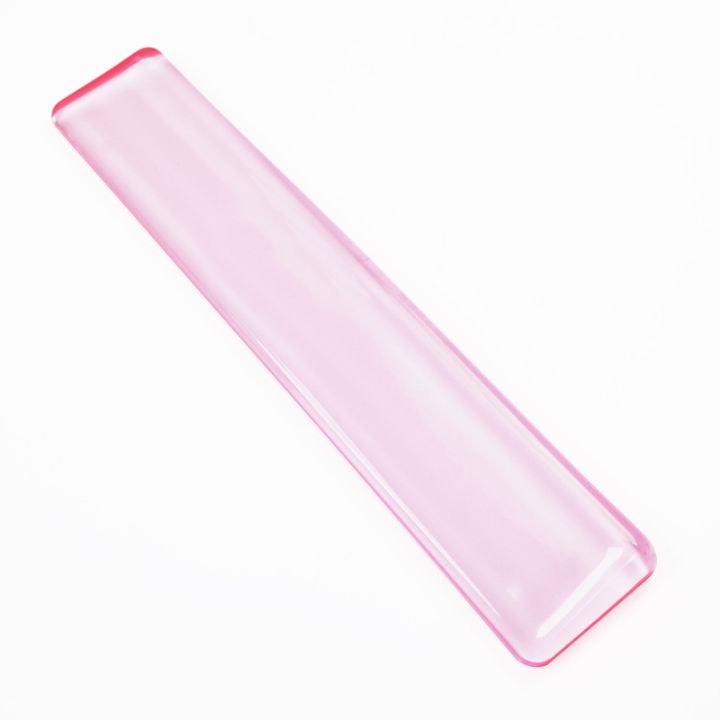 Подложка за китката за клавиатура и мишка, прозрачен силикон, двустранна, инжекционно формована, OEM готова