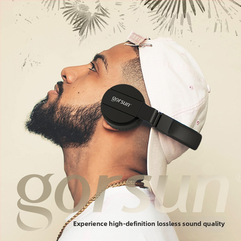 GS-778 juhtmega üle-ear kõrvaklapid, 3,5 mm pistik, sagedusvahemik 20–2000 Hz, 1,2 m kaabel, sisseehitatud mikrofon