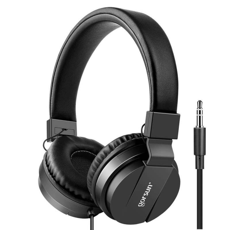 GS-778 juhtmega üle-ear kõrvaklapid, 3,5 mm pistik, sagedusvahemik 20–2000 Hz, 1,2 m kaabel, sisseehitatud mikrofon