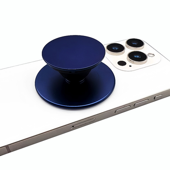 Snap-on ultra-λέπτη μεταλλική μαγνητική βάση κινητού · καθολική συμβατότητα · υλικό μέταλλο, ABS, TPU, μαγνήτης · επιφάνεια γραφείου για selfies και ζωντανές μεταδόσεις