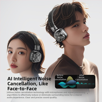 Ακουστικά gaming με Bluetooth 5.3, διπλός τρόπος ενσύρματο/ασύρματο, χαμηλή καθυστέρηση για esports, μείωση θορύβου, μεγάλος χρόνος μπαταρίας (>8 ωρών)