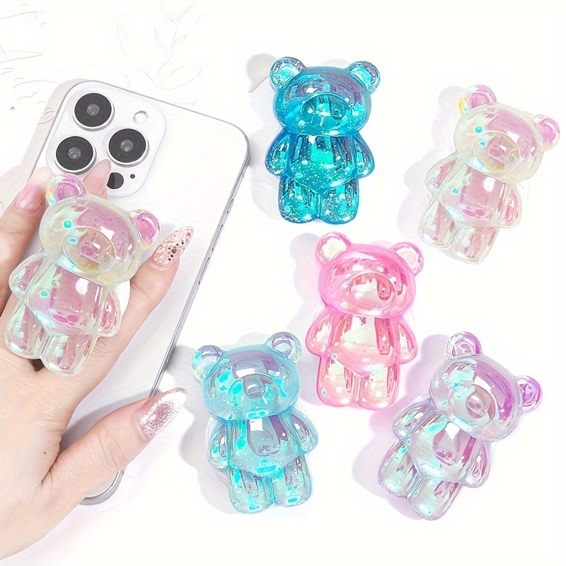 Laser Bear kućište za telefon s airbag držačem, ljepilo, proširivo, sjajno, korejski INS stil za žene