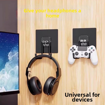 Ακουστικά τοίχου χωρίς διάτρηση, διπλός γάντζος, μοντέρνος μινιμαλιστικός σχεδιασμός – The First Force