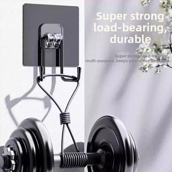 Ακουστικά τοίχου χωρίς διάτρηση, διπλός γάντζος, μοντέρνος μινιμαλιστικός σχεδιασμός – The First Force