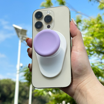 Xunhaoo QL102 snap-on silikon MagSafe držač za iPhone 14/13/12 s sklopivim teleskopskim stalakom
