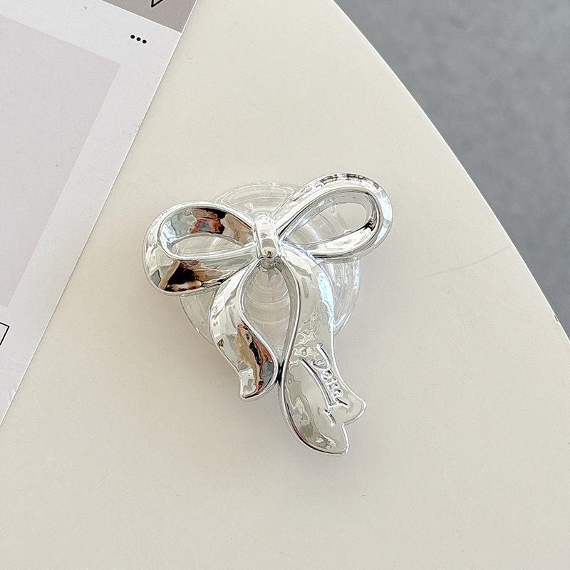 Βάση γραφείου για κινητό από κράμα αλουμινίου, γενικός σχεδιασμός, με επεκτειόμενος μηχανισμός και τρισδιάστατο σχέδιο φιόγκου στην πίσω πλευρά