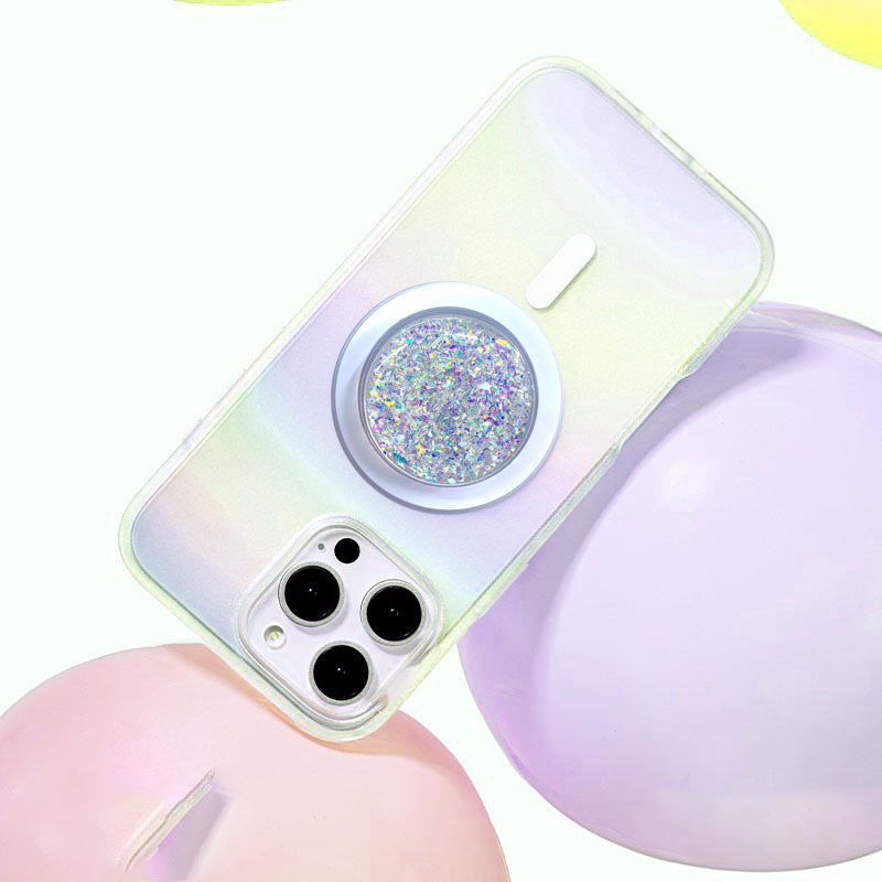 Magic Rainbow Magnetni držač od epoksidne smole s mjehurićima, zaštitni zračni jastučić protiv padova, za iPhone, na skladištu