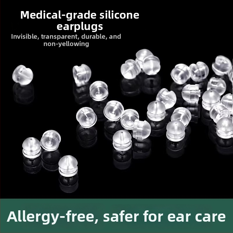 Silikonske stražnje kapice za naušnice, ručna izrada, jednostavan stil, jesen 2025