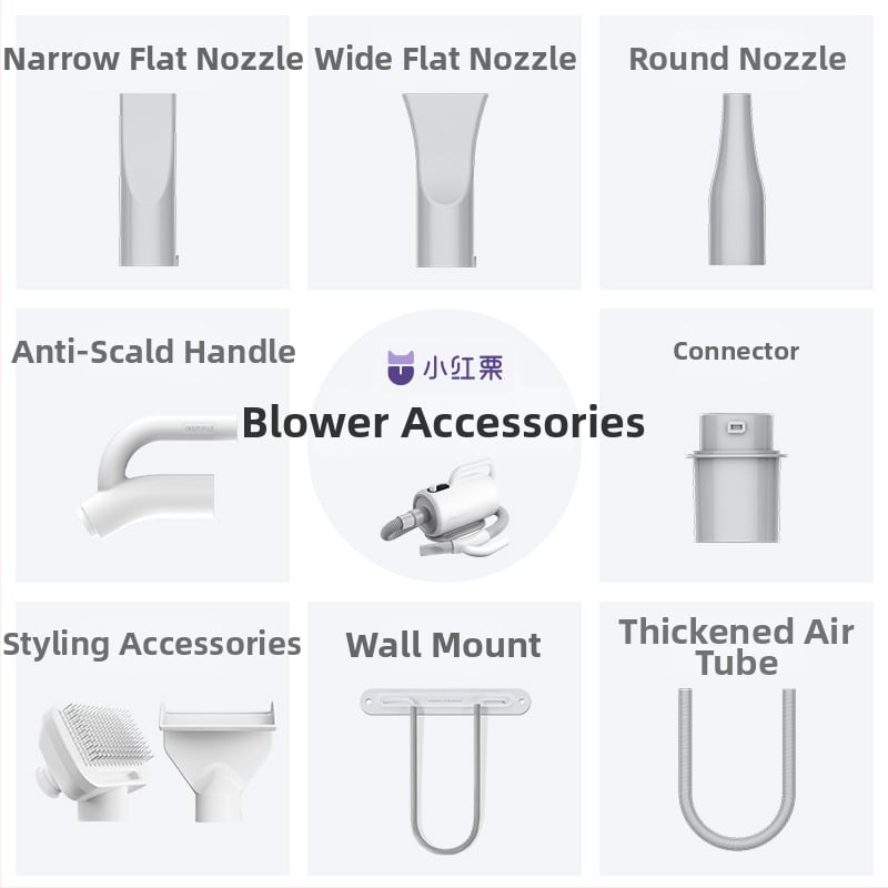 Pet grooming blower nozzle – метален, Little Red Chestnut, за кучета, категория: други почистващи и козметични продукти