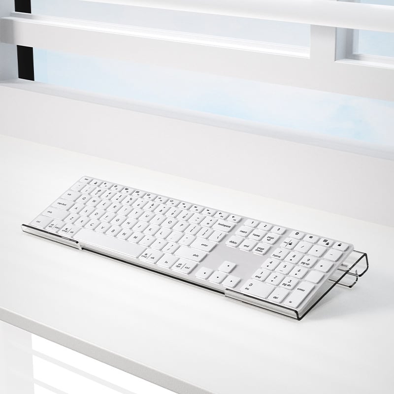 Настолен държач за клавиатура, силиконов, противохлъзгащ, модел 240208, за офис, пуснат през пролетта на 2024 г.