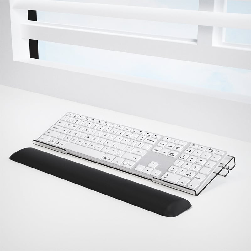 Настолен държач за клавиатура, силиконов, противохлъзгащ, модел 240208, за офис, пуснат през пролетта на 2024 г.