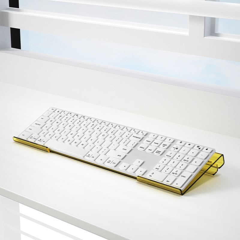 Настолен държач за клавиатура, силиконов, противохлъзгащ, модел 240208, за офис, пуснат през пролетта на 2024 г.