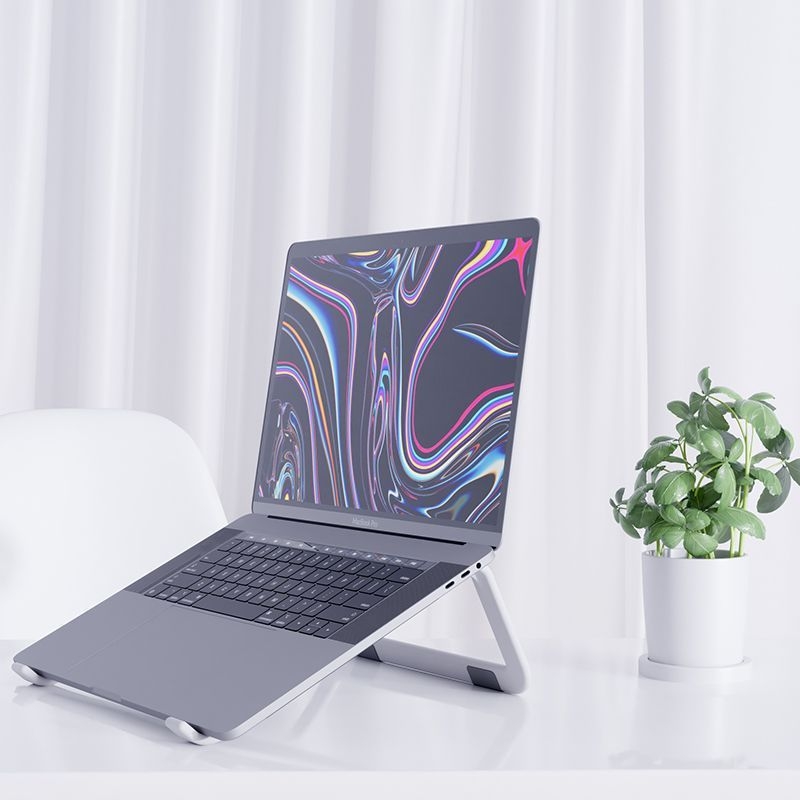 Stalak za laptop, plastična konstrukcija, rotirajuća baza
