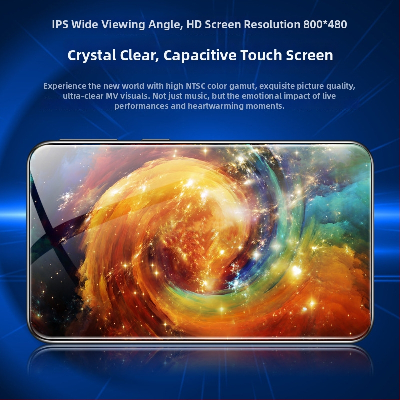 Android dotykový hudobný prehrávač so WiFi, podporuje MP3/MP4/MP5, TF karta, USB 2.0