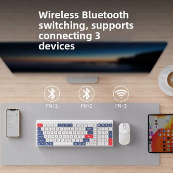 KM880 Bezdrôtový set klávesnice a myši USB