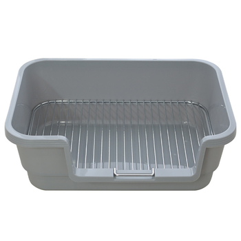 Κουτί τουαλέτας σκύλου με προστασία από πιτσιλίσματα ούρων και εύκολο καθάρισμα (Υλικό: Πλαστικό; Μάρκα: Άλλο; Εισαγόμενο: Όχι; Ιδιωτικές μάρκες: Ναι)