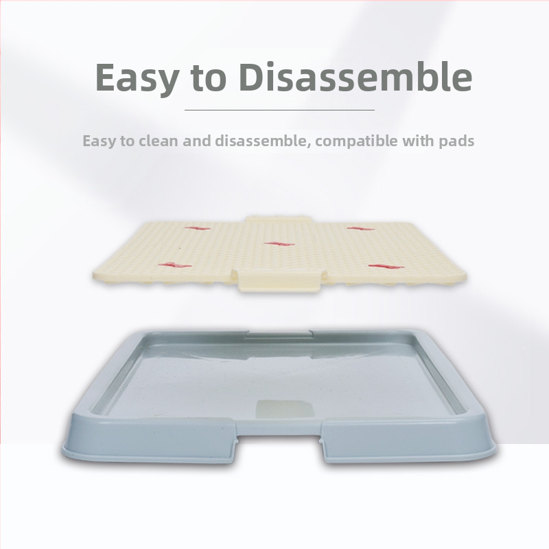 Troublemaker πλαστική τουαλέτα για σκύλους με πλέγμα τοίχου