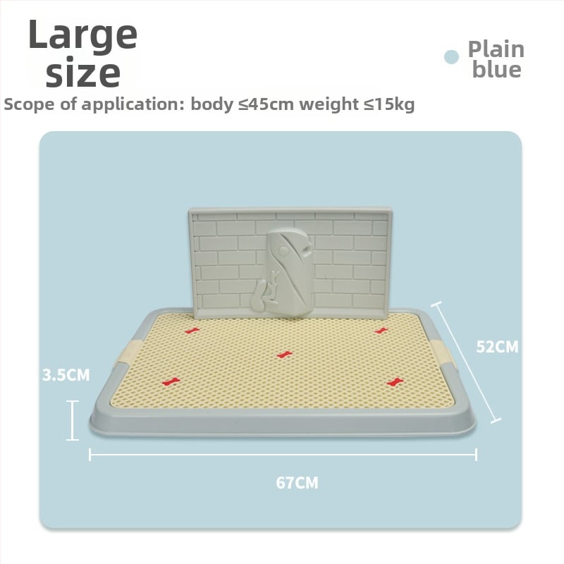Troublemaker πλαστική τουαλέτα για σκύλους με πλέγμα τοίχου