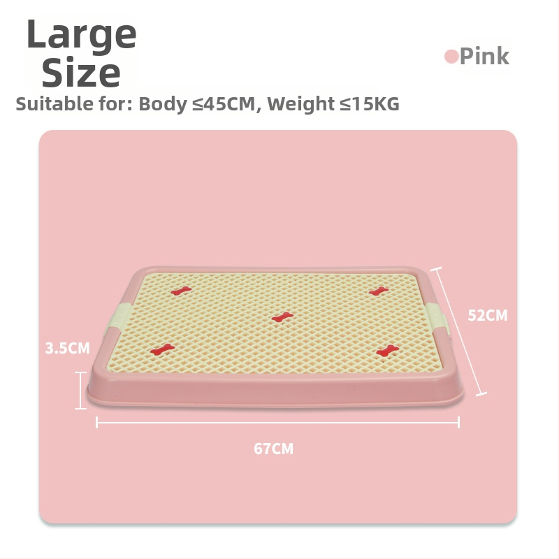 Troublemaker πλαστική τουαλέτα για σκύλους με πλέγμα τοίχου