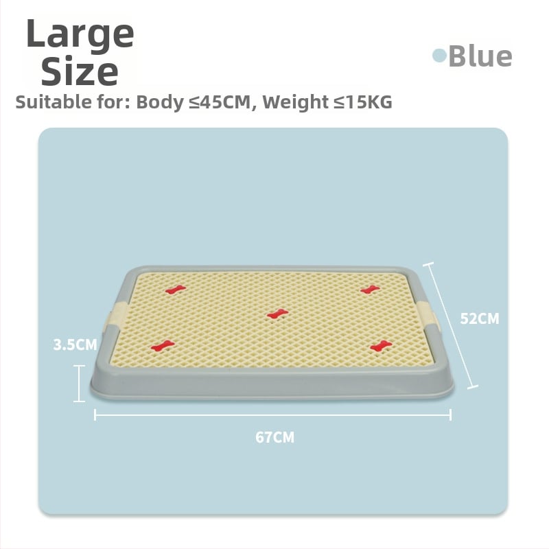 Troublemaker πλαστική τουαλέτα για σκύλους με πλέγμα τοίχου