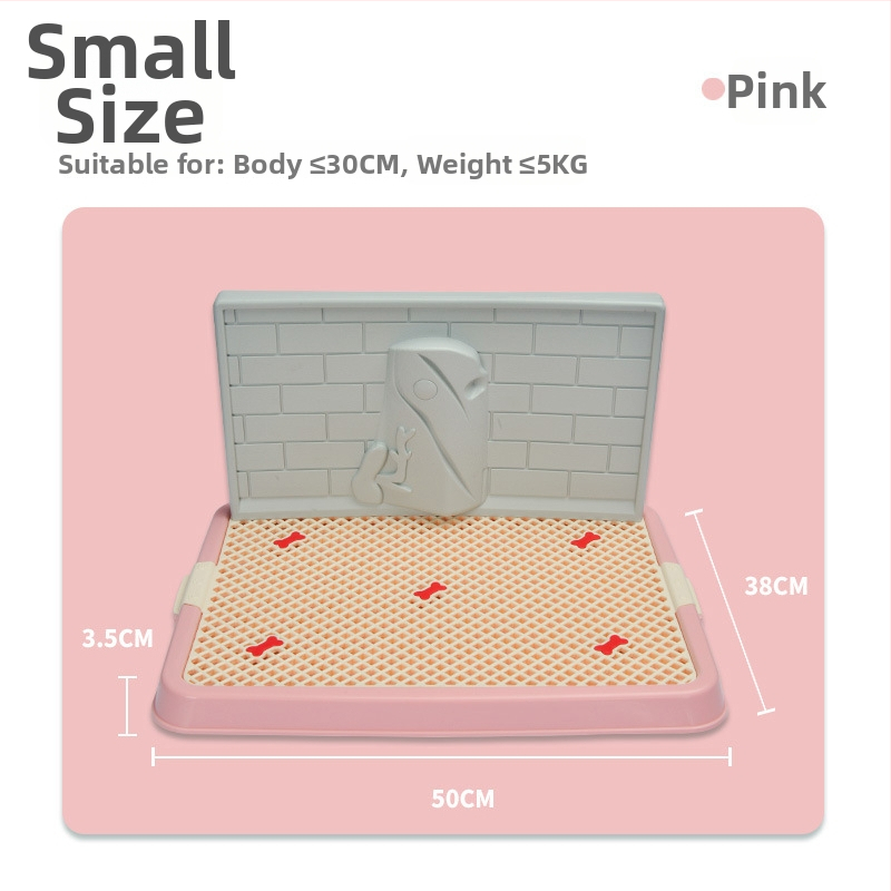 Troublemaker πλαστική τουαλέτα για σκύλους με πλέγμα τοίχου